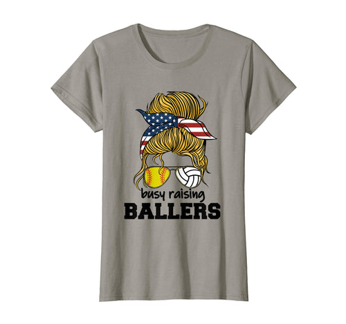Womens Softball And Volleyball Mom T-Shirt - Casual Everyday Wear Unisex - T-Shirt, Sweatshirt, Hoodie