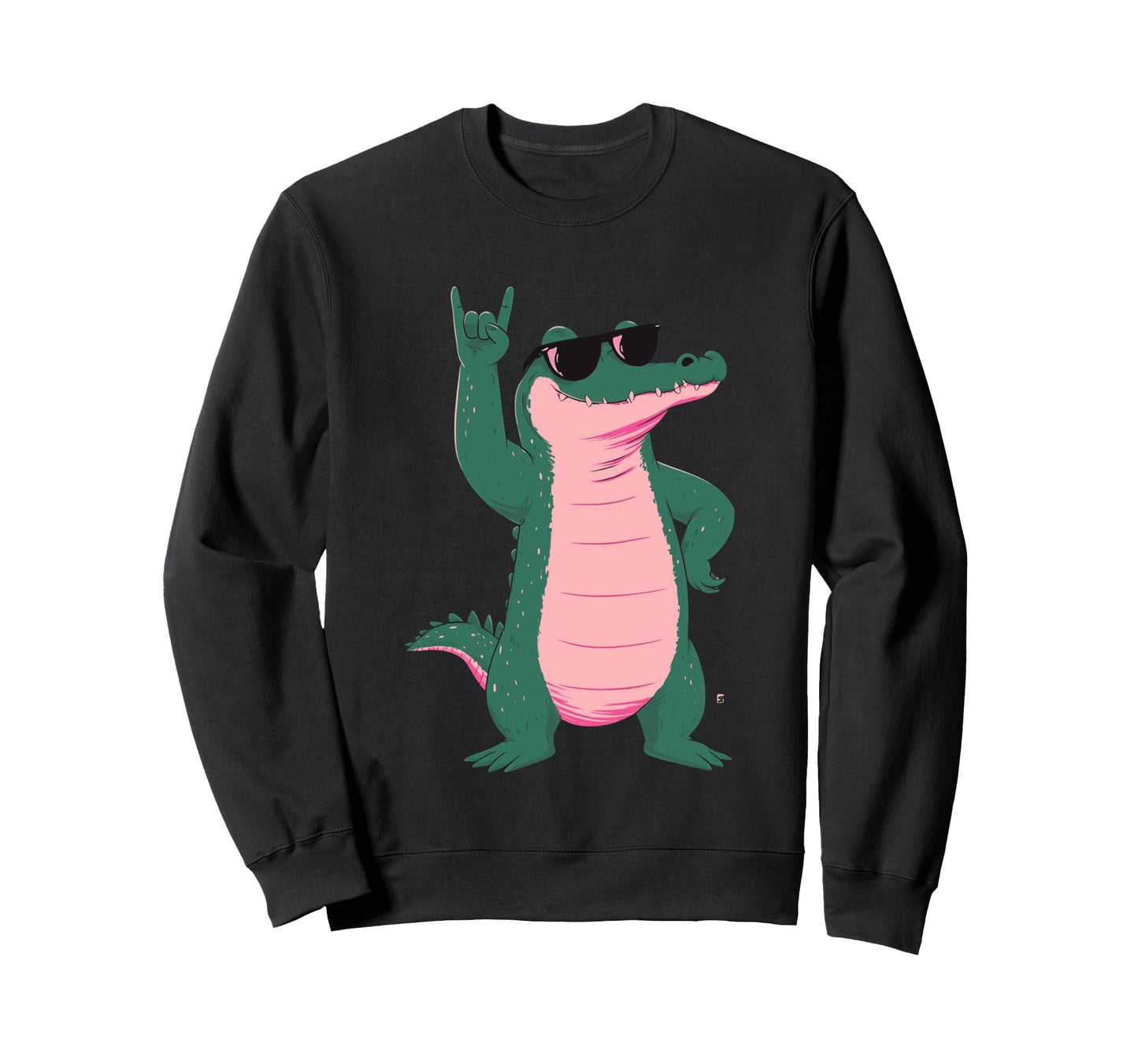Crocodile Rock Funny Reptile Sweatshirt - Novelty Apparel for Adults - T-Shirt, Sweatshirt, Hoodie
