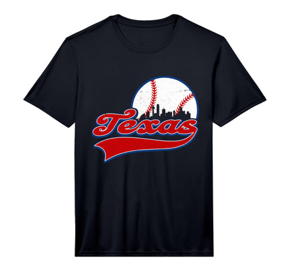 Texas City Downtown Skylines T-Shirt - Minimalist Print for Adults - T-Shirt, Sweatshirt, Hoodie