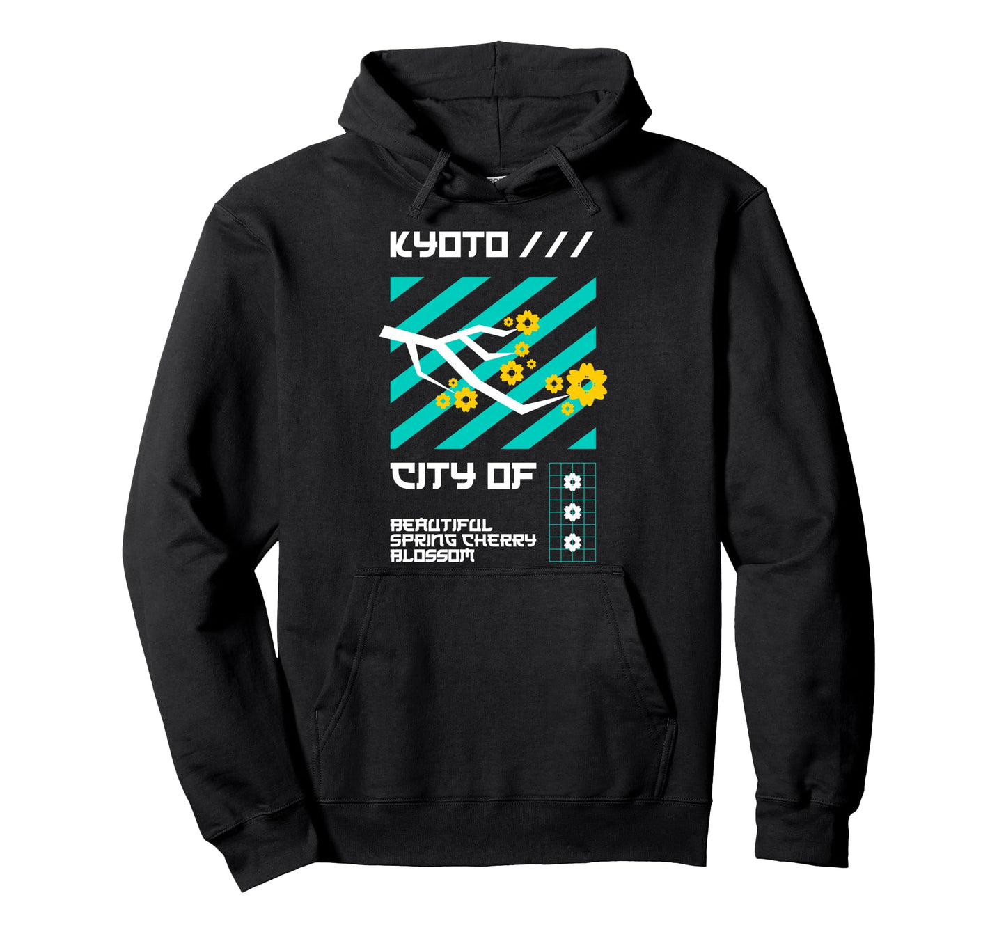 Kyoto Spring Cherry Japan Anime Hoodie - Novelty Apparel Men Women - T-Shirt, Sweatshirt, Hoodie