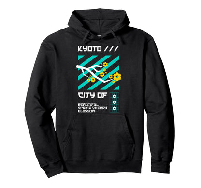 Kyoto Spring Cherry Japan Anime Hoodie - Novelty Apparel Men Women - T-Shirt, Sweatshirt, Hoodie