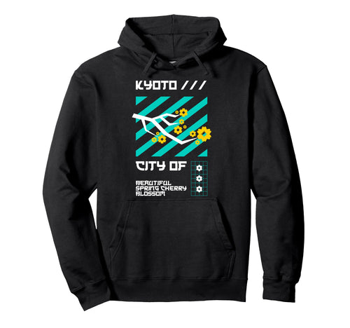 Kyoto Spring Cherry Japan Anime Hoodie - Novelty Apparel Men Women - T-Shirt, Sweatshirt, Hoodie