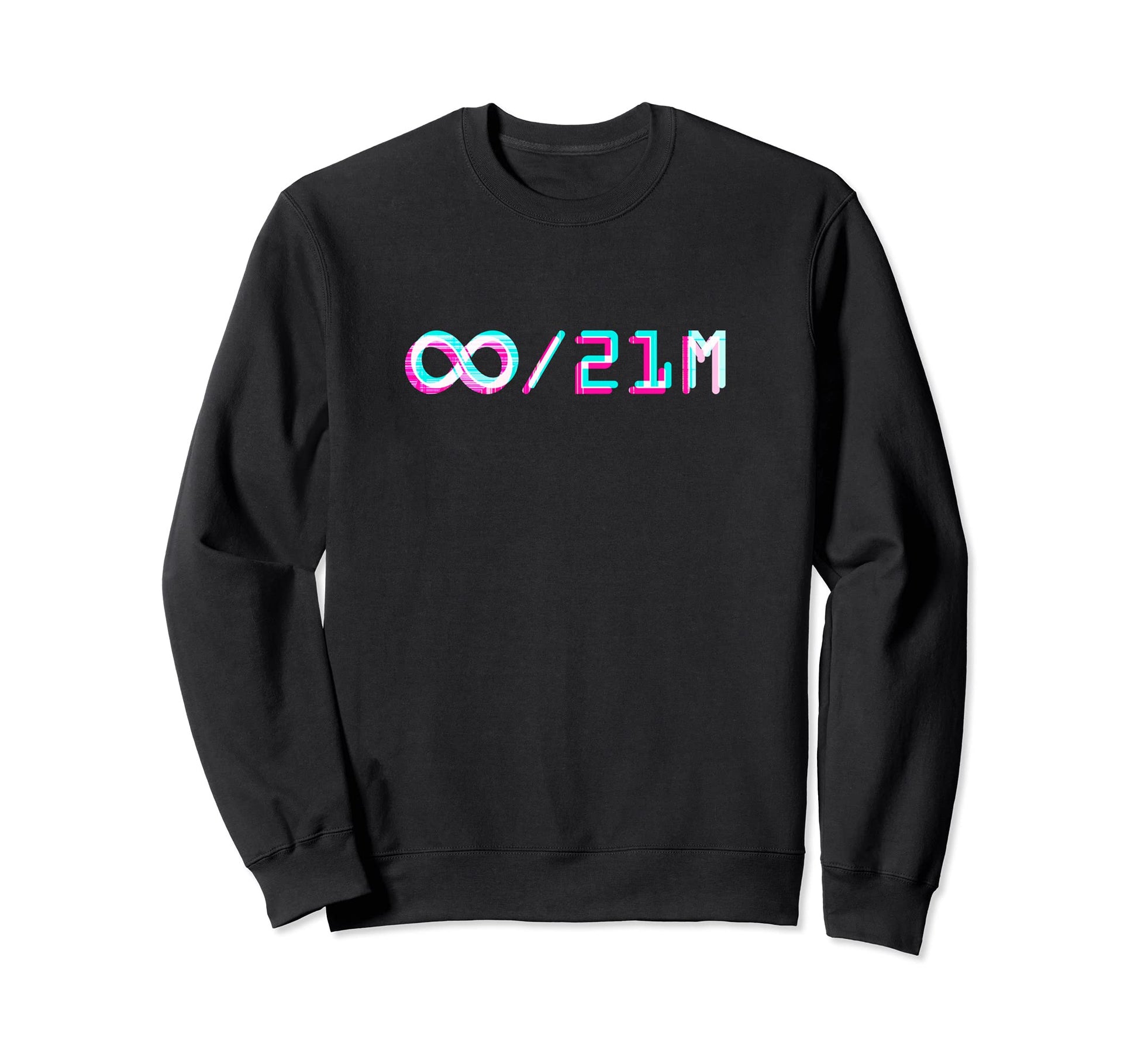 Btc Vaporwave Glitch 90S Soft Sweatshirt - Minimalist Print Men Women - T-Shirt, Sweatshirt, Hoodie