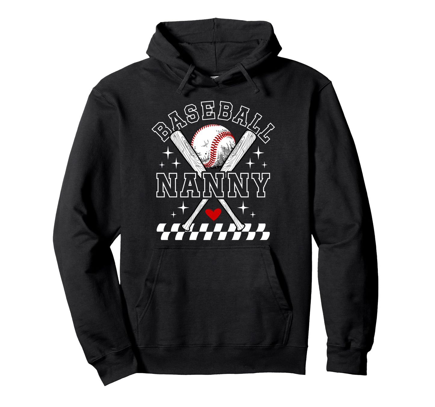 Baseball Nanny Baseball Player Nanny Hoodie - Trendy Graphic Men Women - T-Shirt, Sweatshirt, Hoodie