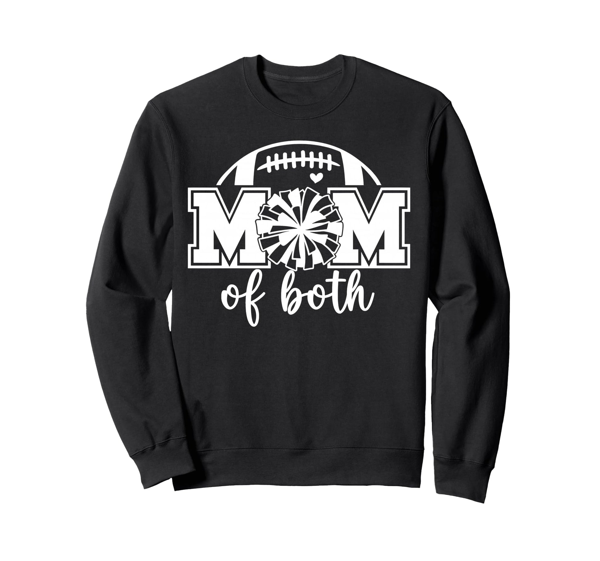 Cheer Mom Both Game Day Football Sweatshirt - Aesthetic Graphic Men Women - T-Shirt, Sweatshirt, Hoodie