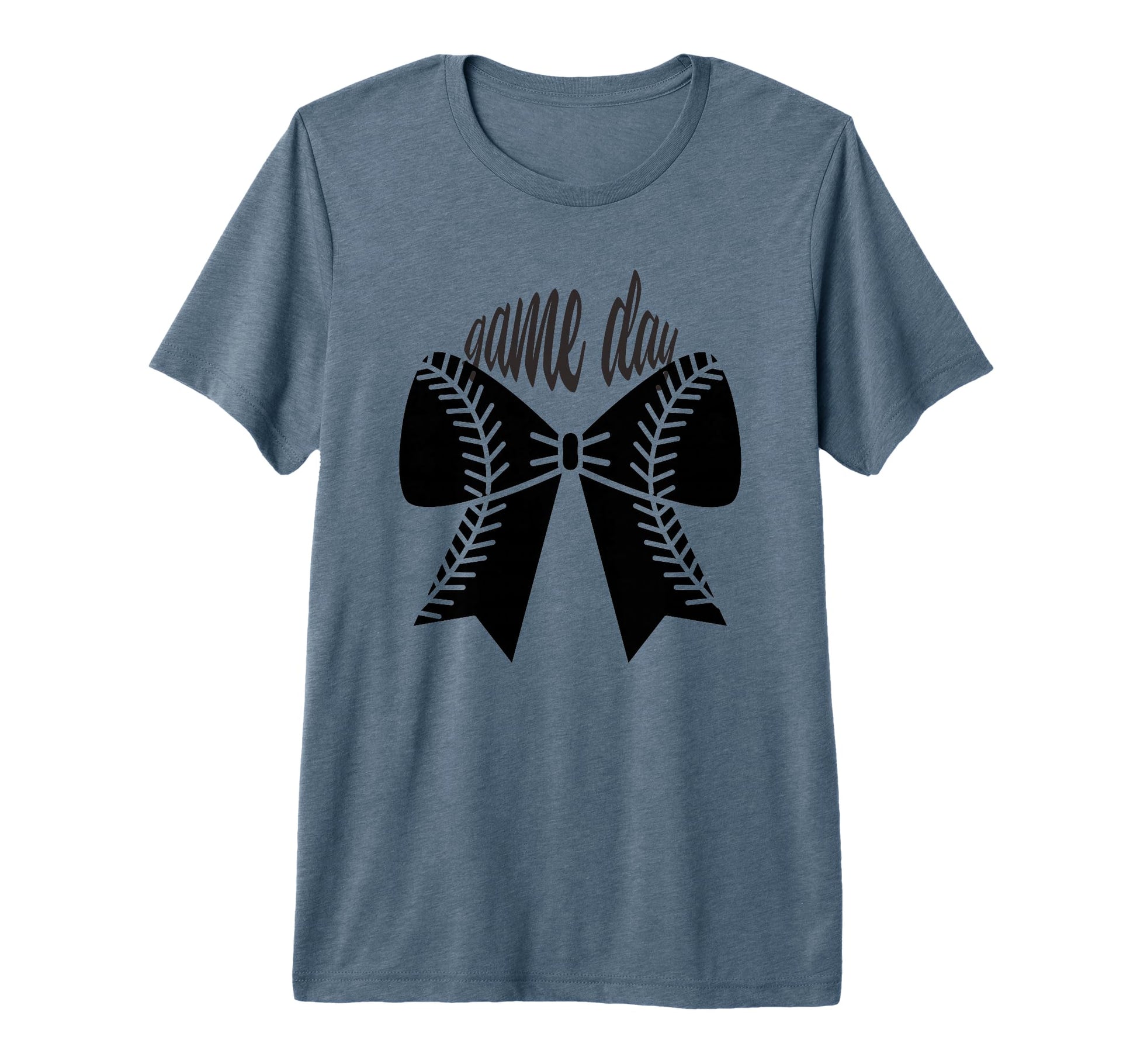 Game Day Baseball Coquette Bow T-Shirt - Aesthetic Graphic for Adults - T-Shirt, Sweatshirt, Hoodie