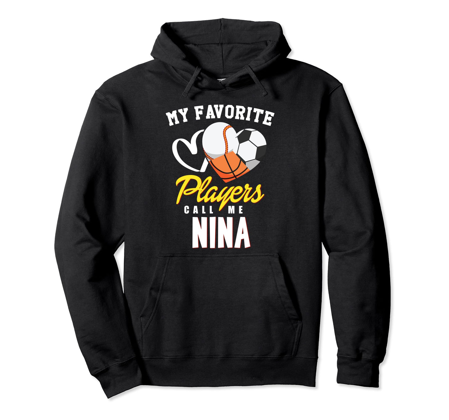 My Favorite Players Baseball Soccer Hoodie - Streetwear Style Unisex - T-Shirt, Sweatshirt, Hoodie