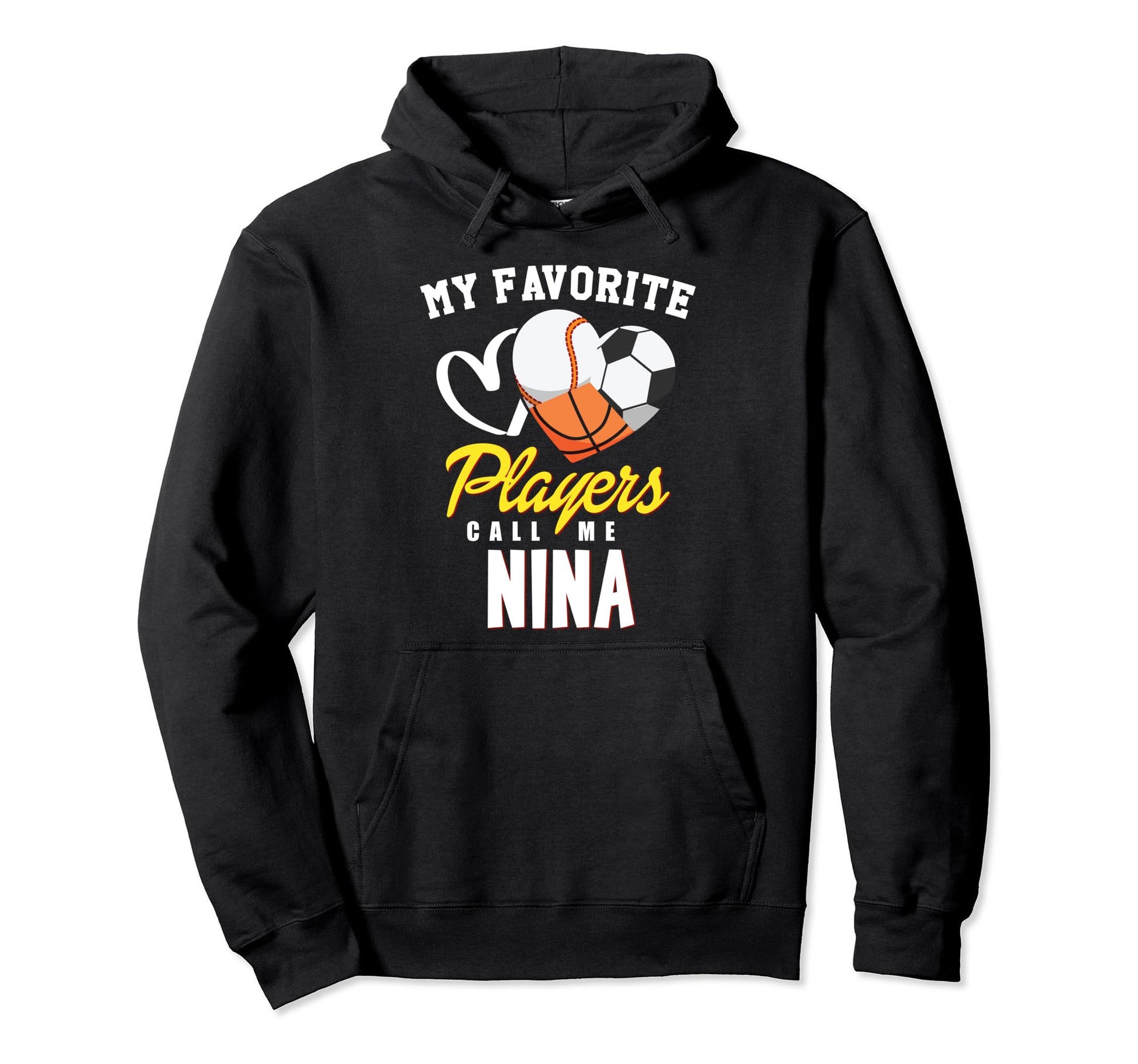 My Favorite Players Baseball Soccer Hoodie - Streetwear Style Unisex - T-Shirt, Sweatshirt, Hoodie