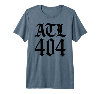 Atl 404 Atlanta Georgia Sports South T-Shirt - Custom Art Print Men Women - T-Shirt, Sweatshirt, Hoodie