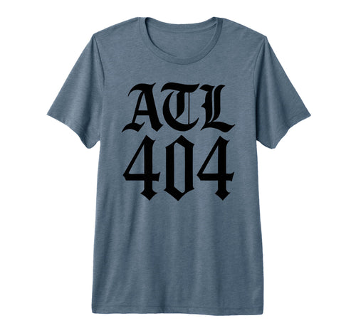 Atl 404 Atlanta Georgia Sports South T-Shirt - Custom Art Print Men Women - T-Shirt, Sweatshirt, Hoodie