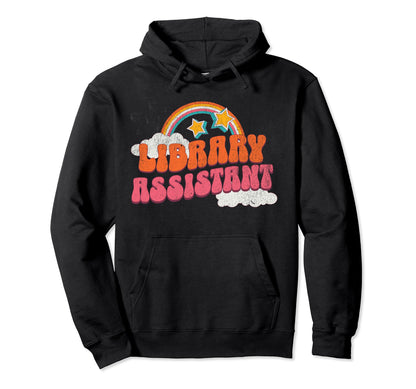 Library Assisyant Library Book Hoodie - Aesthetic Graphic for Adults - T-Shirt, Sweatshirt, Hoodie