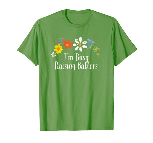 Floral Artwork Im Busy Raising Ballers T-Shirt - Novelty Apparel for Adults - T-Shirt, Sweatshirt, Hoodie
