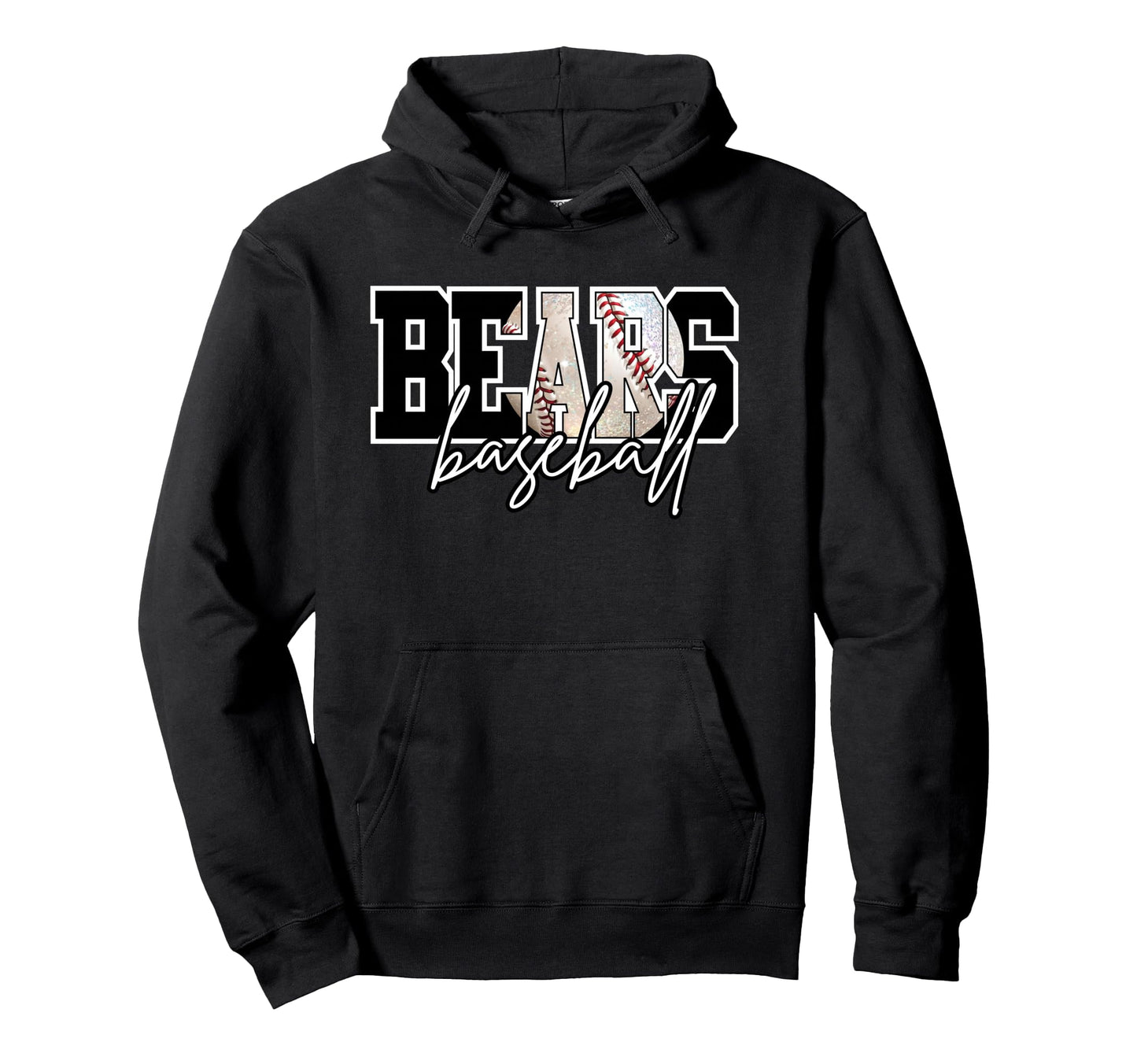 Bears Baseball Mom Game Day School Hoodie - Aesthetic Graphic for Adults - T-Shirt, Sweatshirt, Hoodie