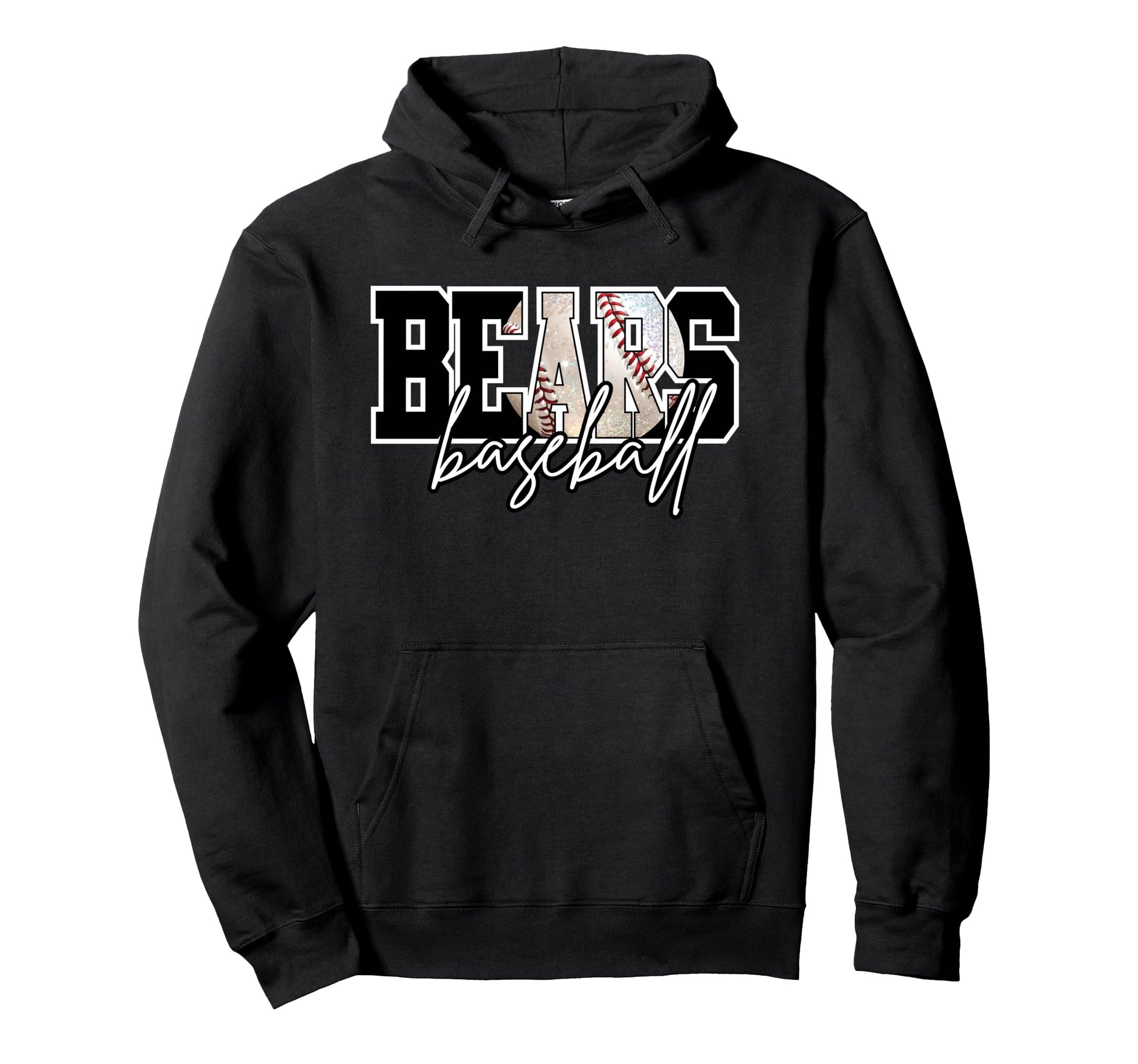 Bears Baseball Mom Game Day School Hoodie - Aesthetic Graphic for Adults - T-Shirt, Sweatshirt, Hoodie