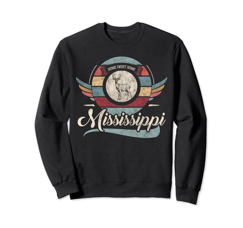 Mississippi State Animal Deer Sweatshirt - Casual Everyday Wear Unisex - T-Shirt, Sweatshirt, Hoodie