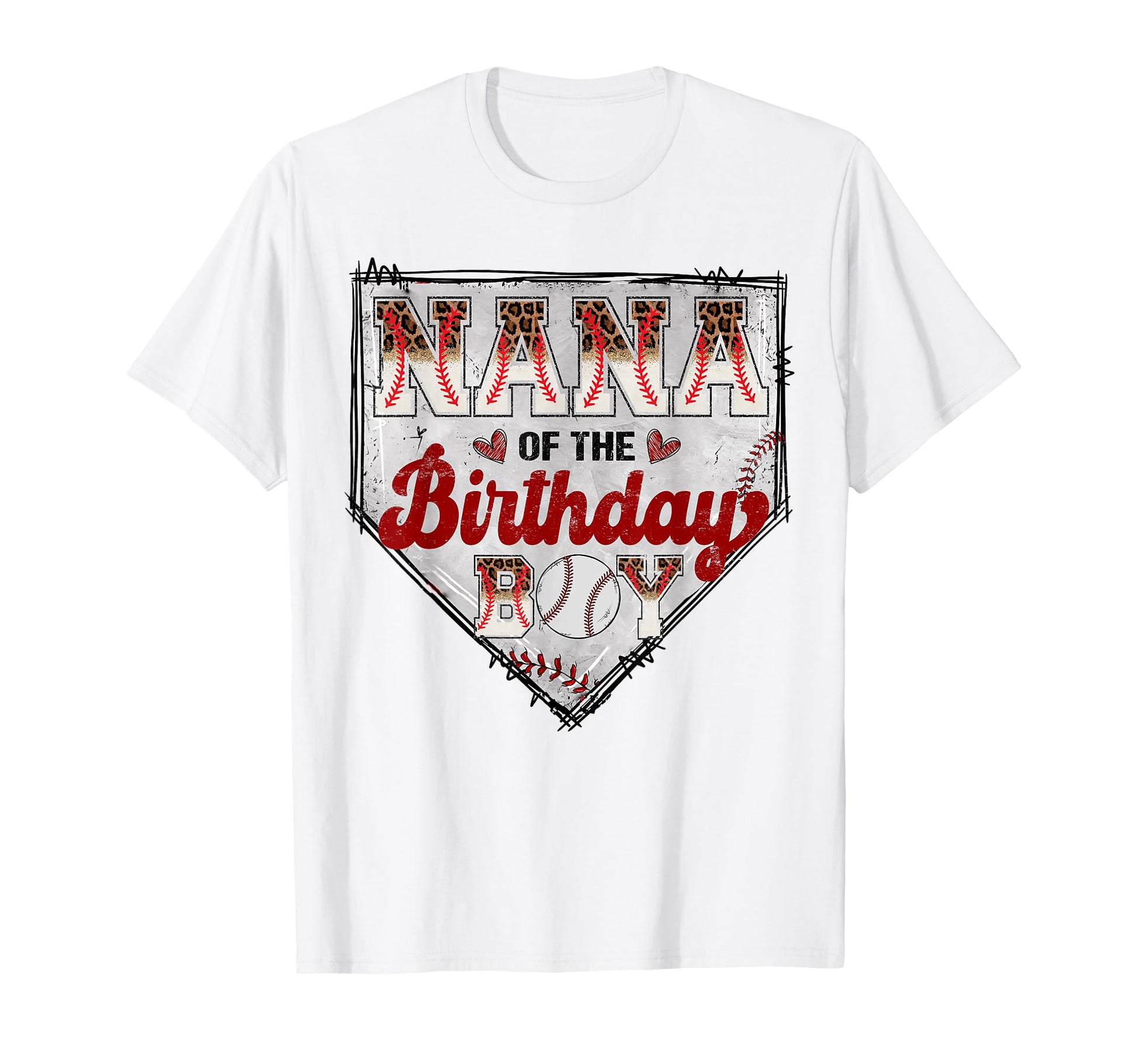 Nana Birthday Baseball Player Bday Party T-Shirt - Unique Graphic Men Women - T-Shirt, Sweatshirt, Hoodie