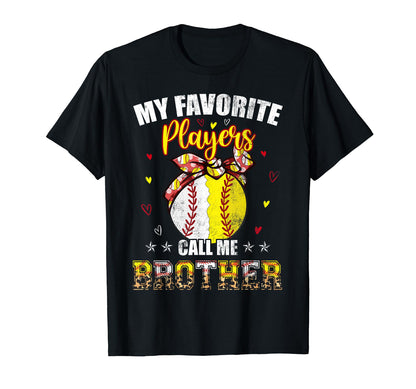 My Favorite Baseball Softball Players T-Shirt - Novelty Apparel for Adults - T-Shirt, Sweatshirt, Hoodie
