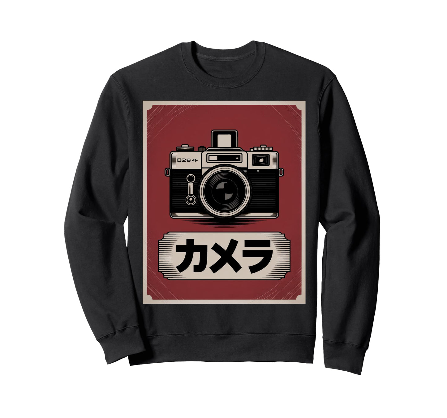 Japanese Analog Slr Camera Photographer Sweatshirt - Trendy Graphic Unisex - T-Shirt, Sweatshirt, Hoodie