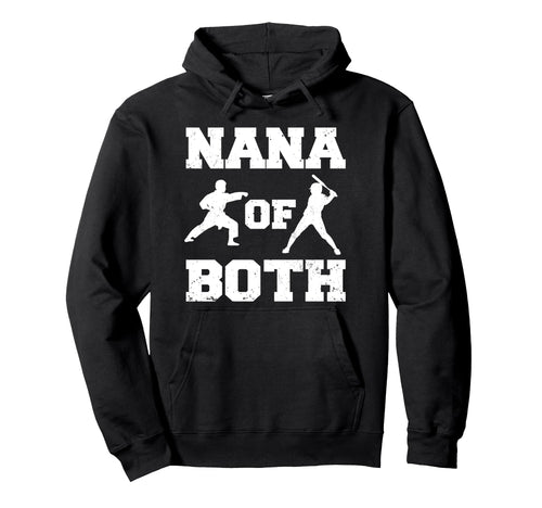 Nana Both Funny Baseball And Karate Hoodie - Custom Art Print Men Women - T-Shirt, Sweatshirt, Hoodie
