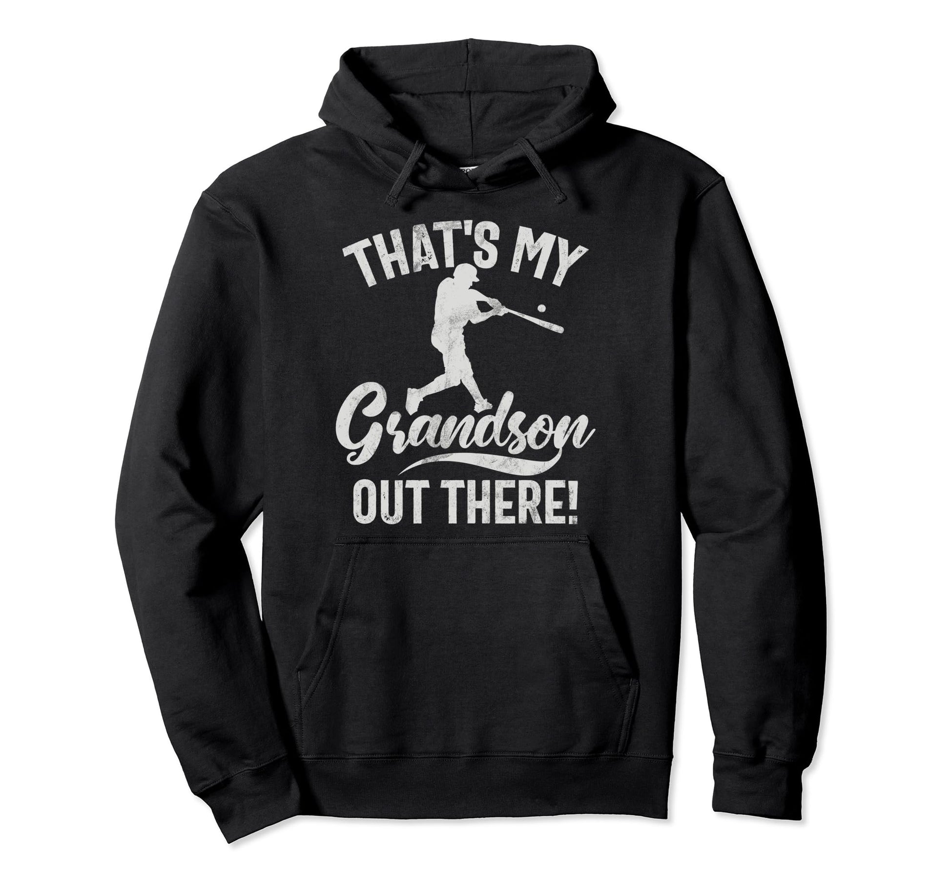 Thats My Grandson Out There Grandpa Hoodie - Minimalist Print for Adults - T-Shirt, Sweatshirt, Hoodie