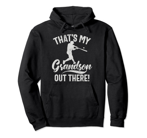 Thats My Grandson Out There Grandpa Hoodie - Minimalist Print for Adults - T-Shirt, Sweatshirt, Hoodie