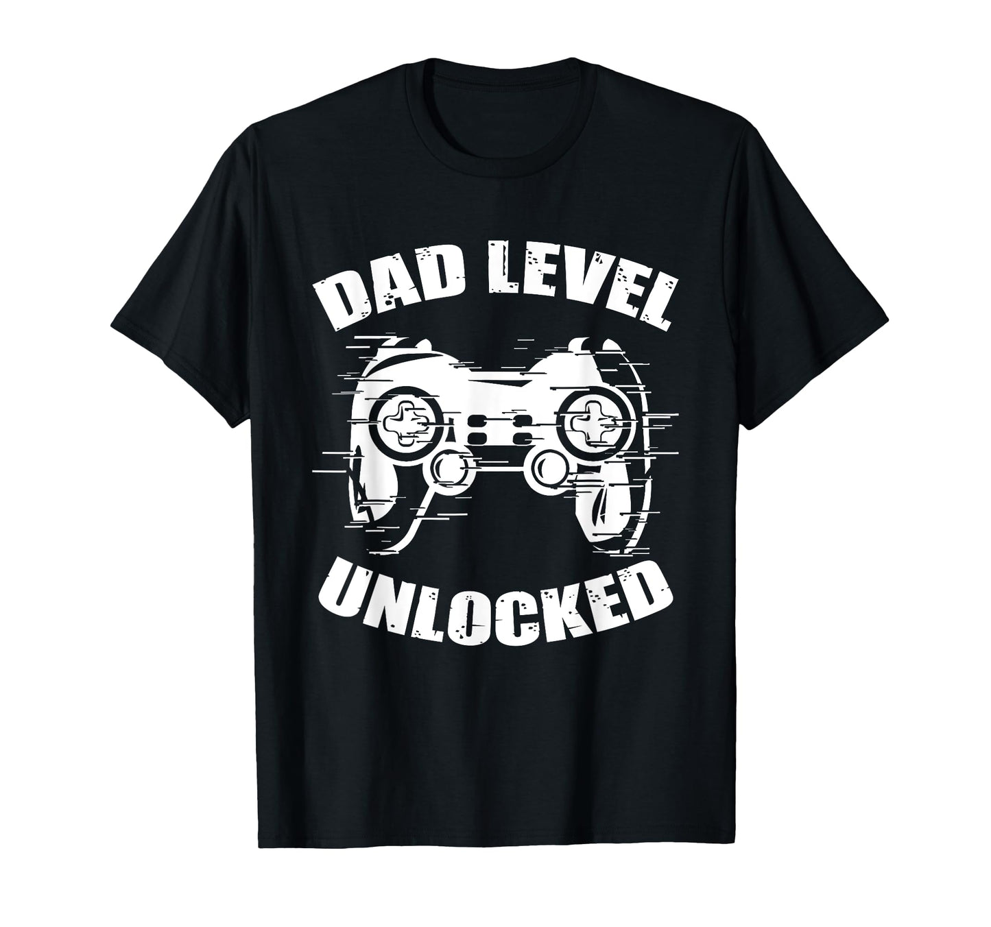 Dad Level Unlocked Gaming Controller T-Shirt - Graphic Print for Adults - T-Shirt, Sweatshirt, Hoodie