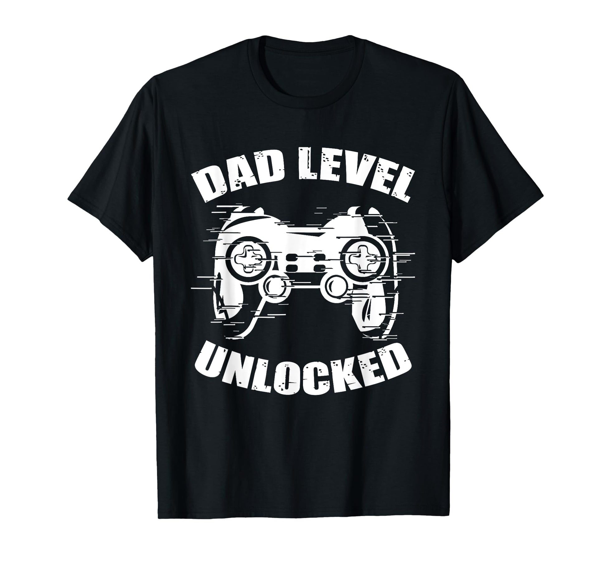 Dad Level Unlocked Gaming Controller T-Shirt - Graphic Print for Adults - T-Shirt, Sweatshirt, Hoodie