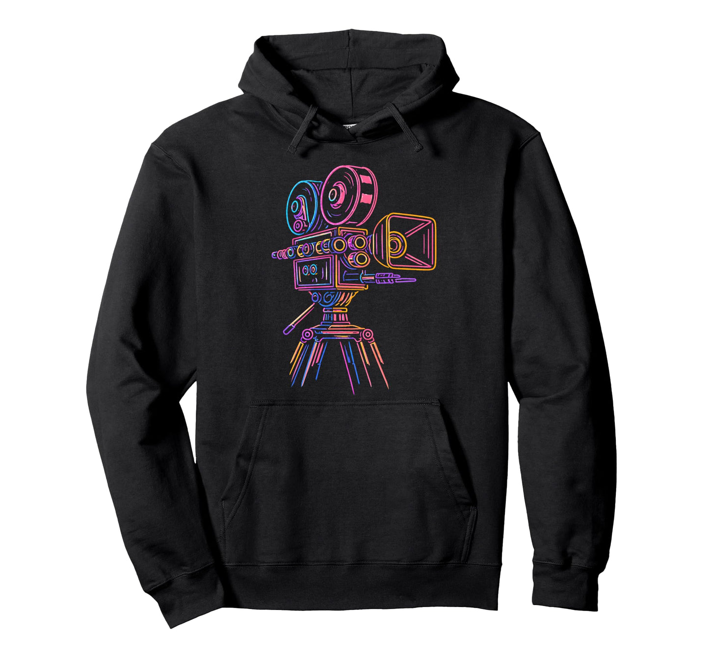 Videographer Camera Filmmaker Illustration Hoodie - Novelty Apparel Unisex - T-Shirt, Sweatshirt, Hoodie