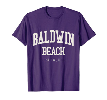 Baldwin Beach Paia Maui Hawaii Vacation T-Shirt - Graphic Print for Adults - T-Shirt, Sweatshirt, Hoodie