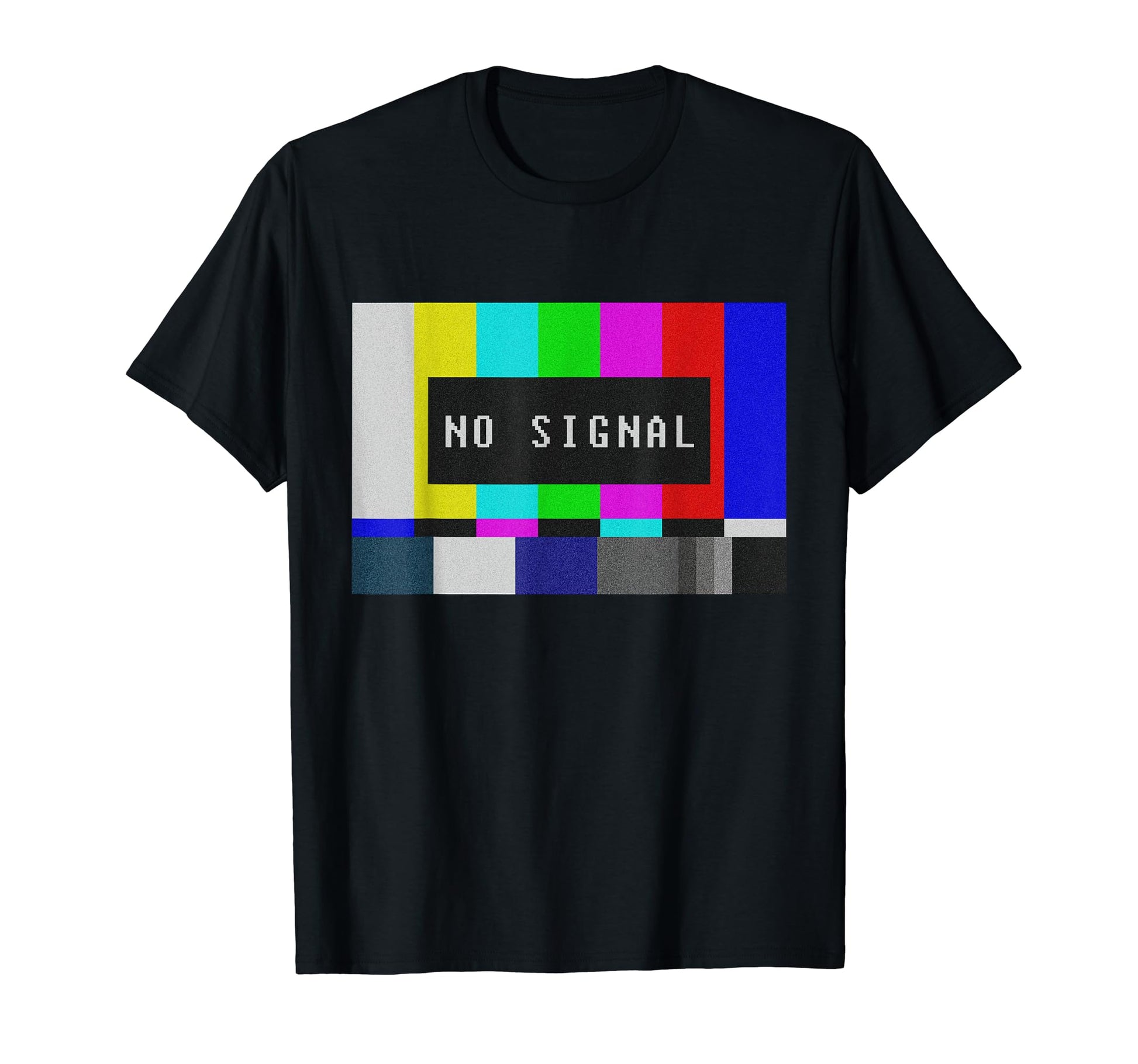 No Signal Tv Test Pattern Television T-Shirt - Novelty Apparel for Adults - T-Shirt, Sweatshirt, Hoodie