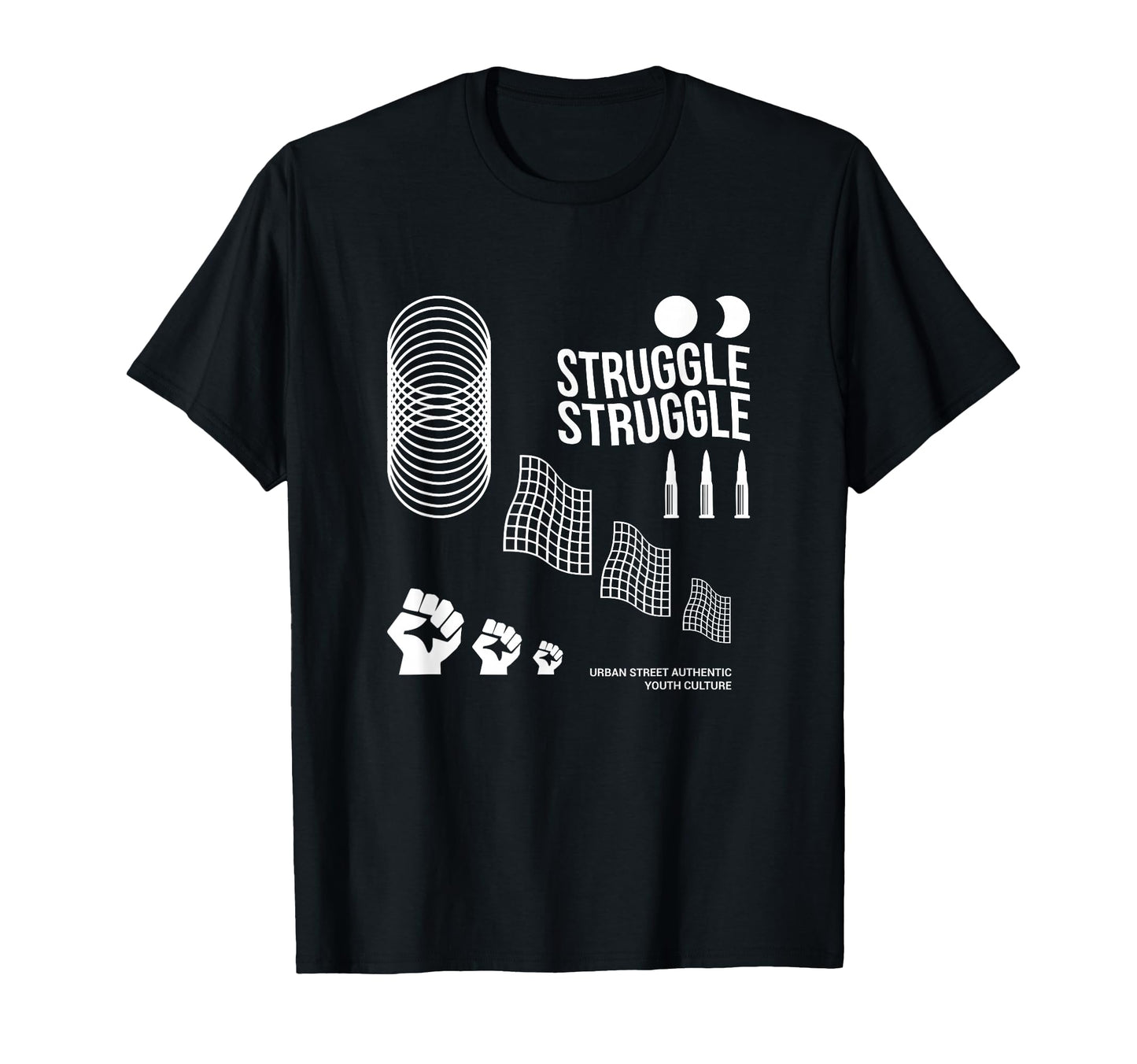 Struggle Aesthetic Edgy Streetwear T-Shirt - Graphic Print Unisex - T-Shirt, Sweatshirt, Hoodie