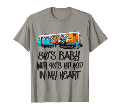 Hip Hop Old School 90S Rap 50Th Year T-Shirt - Novelty Apparel Unisex - T-Shirt, Sweatshirt, Hoodie
