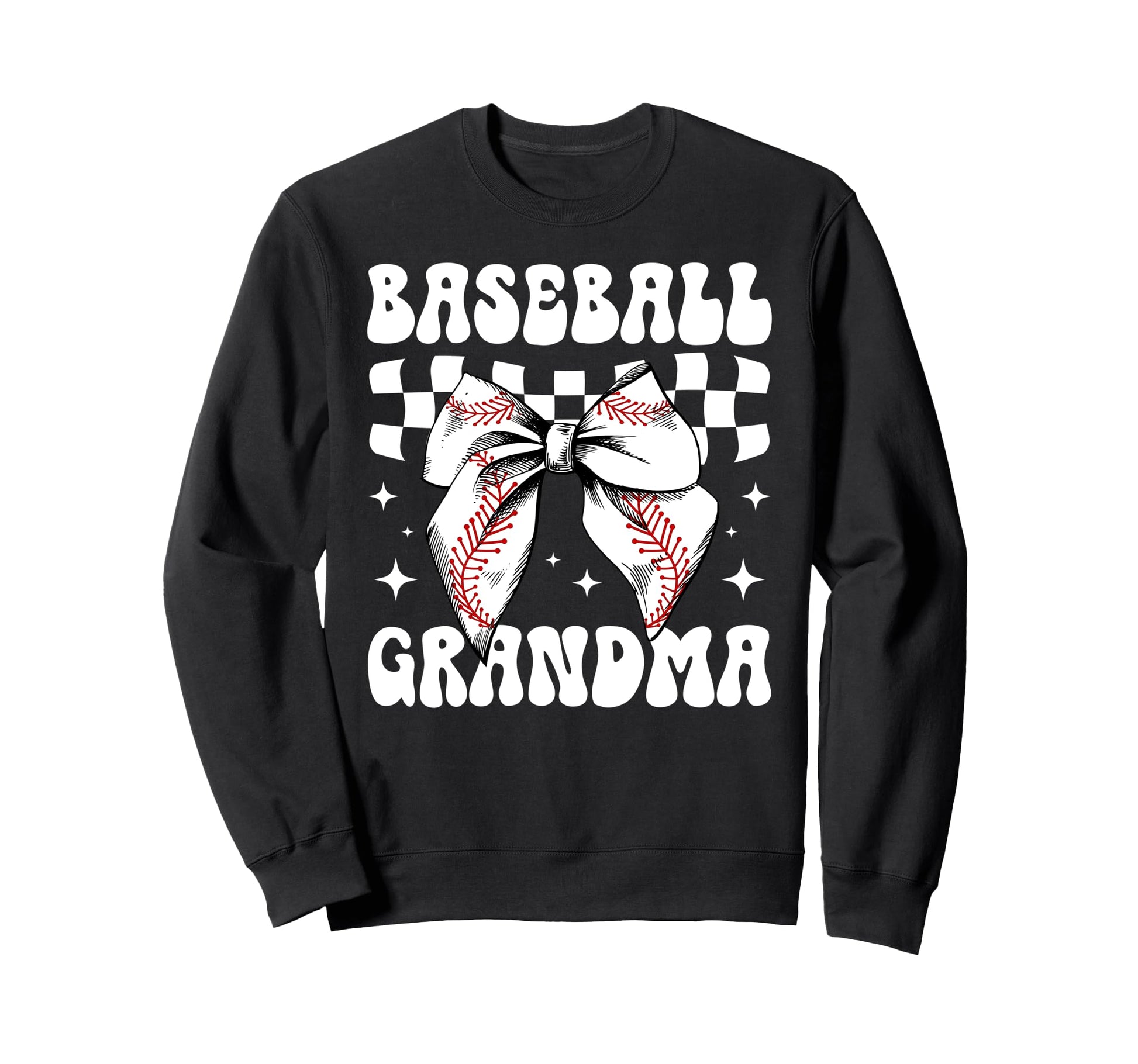 Baseball Grandma Baseball Sweatshirt - Casual Everyday Wear Men Women - T-Shirt, Sweatshirt, Hoodie