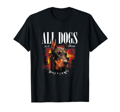 Doberman Dog Aesthetic Edgy T-Shirt - Custom Art Print for Adults - T-Shirt, Sweatshirt, Hoodie