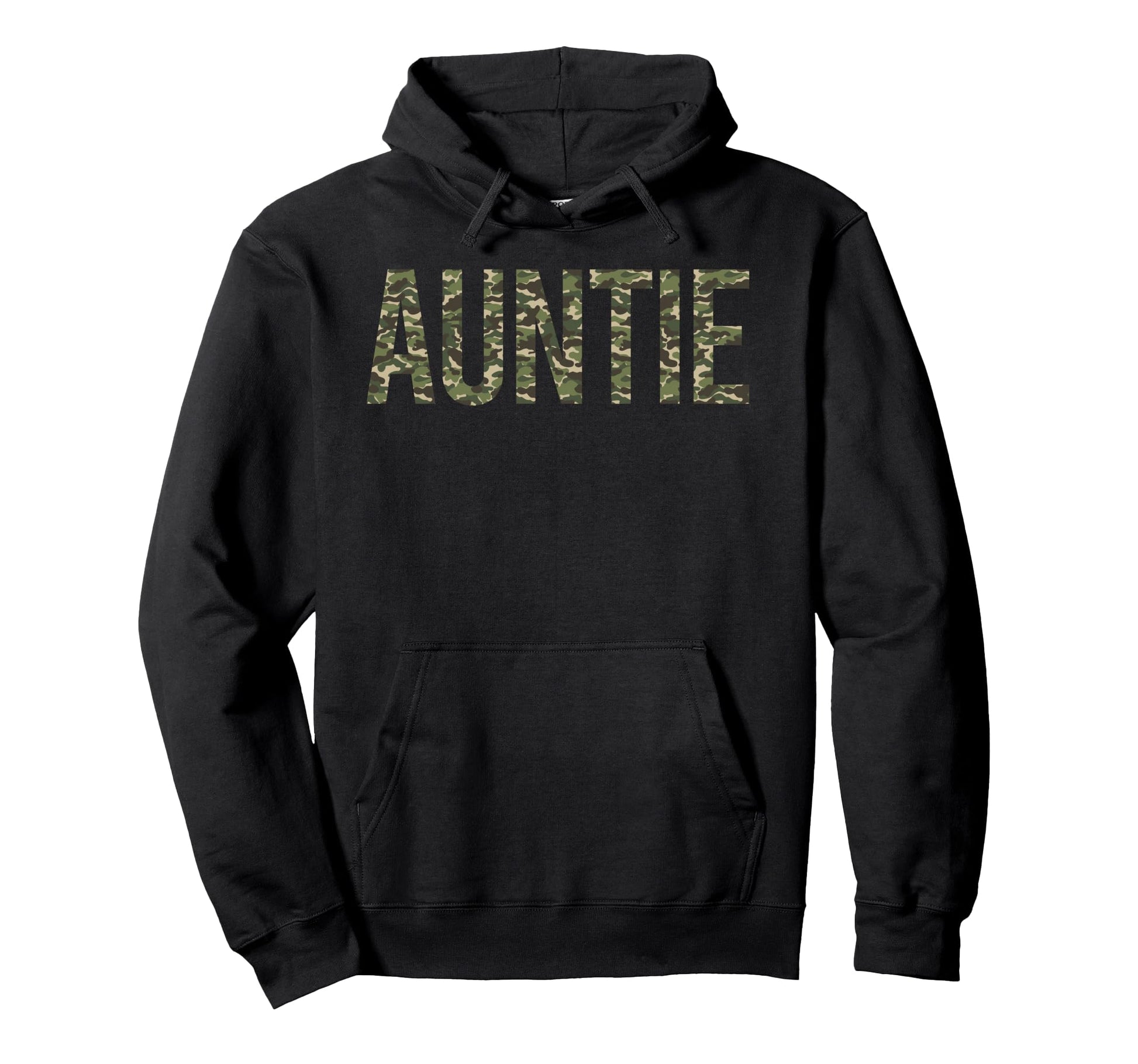 Camo Auntie Camouflage Auntie Life Hoodie - Unique Graphic for Adults - T-Shirt, Sweatshirt, Hoodie