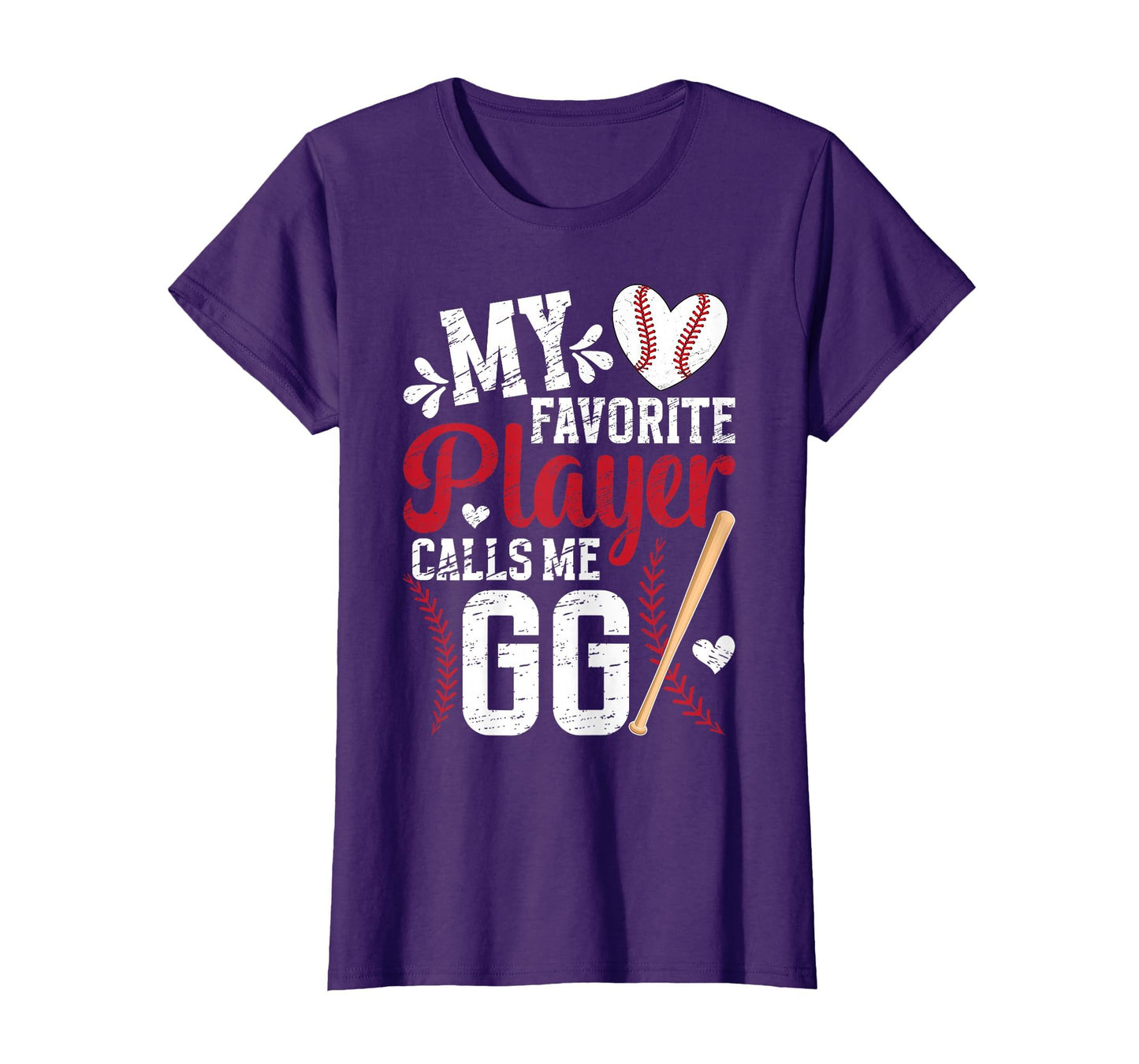 My Favorite Baseball Player Gg T-Shirt - Minimalist Print for Adults - T-Shirt, Sweatshirt, Hoodie