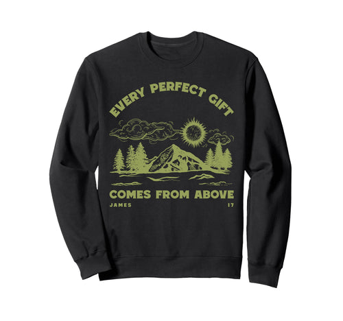 Boho Christian Camping Scripture Sweatshirt - Aesthetic Graphic Men Women - T-Shirt, Sweatshirt, Hoodie