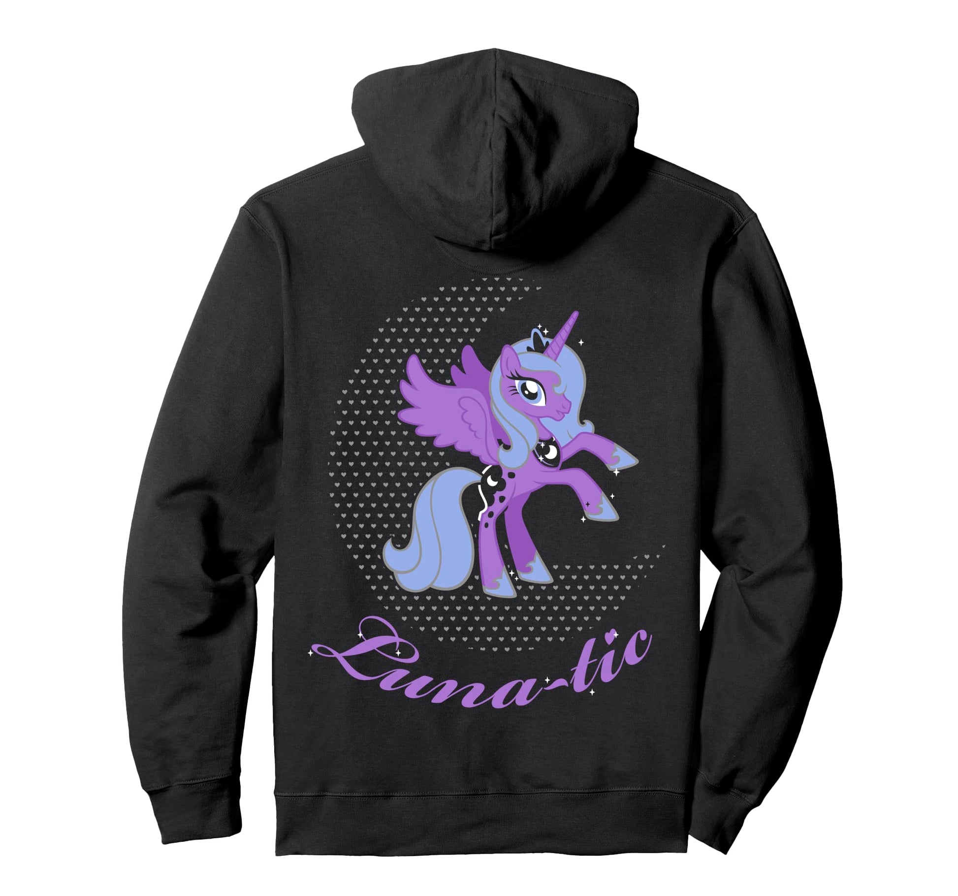 Luna Tic Rarity Fluttershy Rainbow Dash Hoodie - Graphic Print Men Women - T-Shirt, Sweatshirt, Hoodie