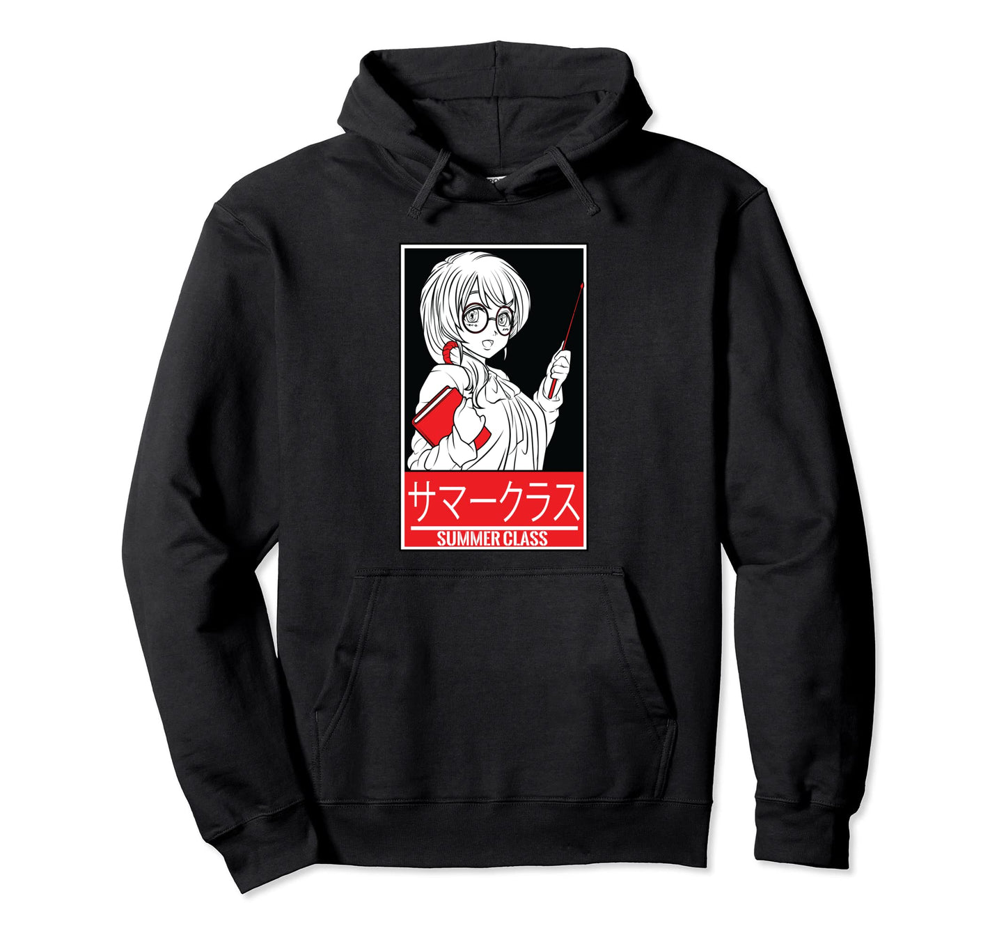 Waifu Japanese Anime School Vaporwave Hoodie - Novelty Apparel for Adults - T-Shirt, Sweatshirt, Hoodie
