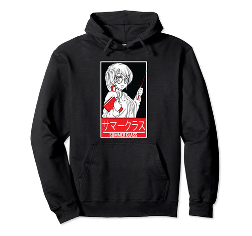 Waifu Japanese Anime School Vaporwave Hoodie - Novelty Apparel for Adults - T-Shirt, Sweatshirt, Hoodie