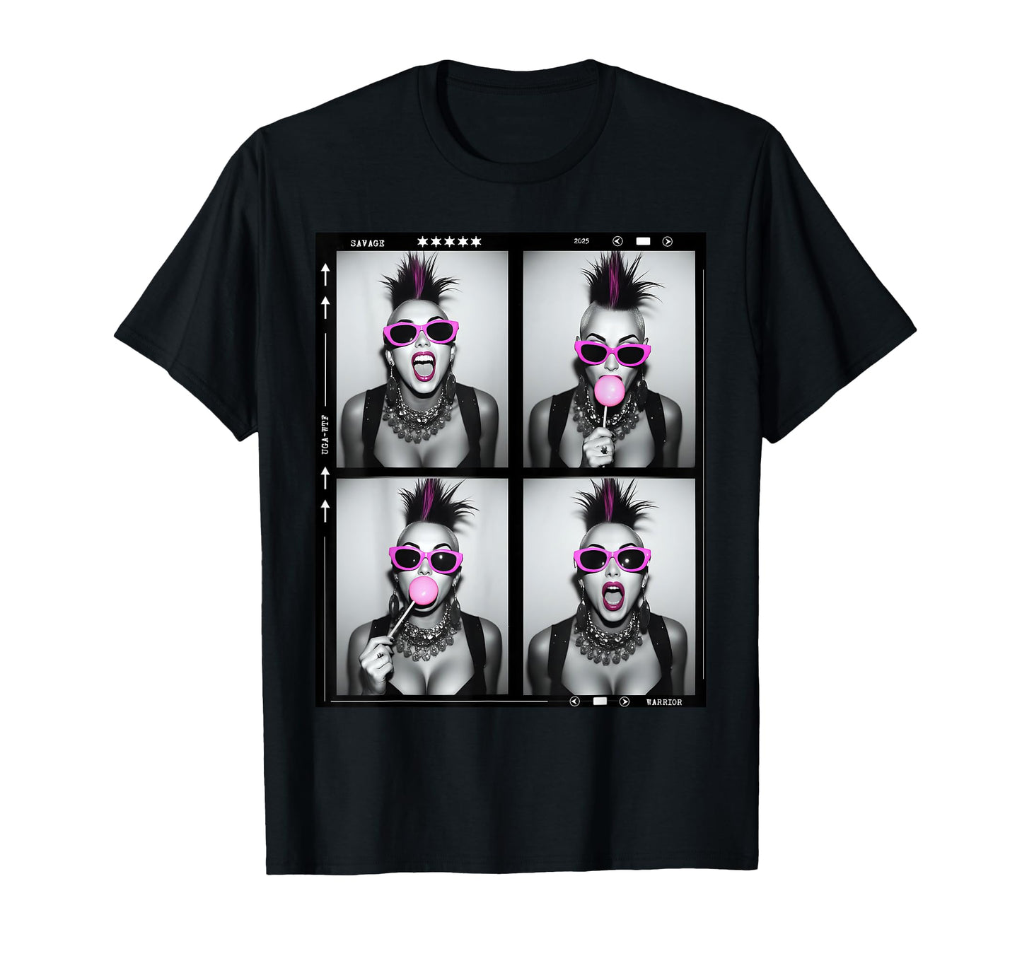 Punk Grunge 90S Photobooth Selfie T-Shirt - Aesthetic Graphic Unisex - T-Shirt, Sweatshirt, Hoodie