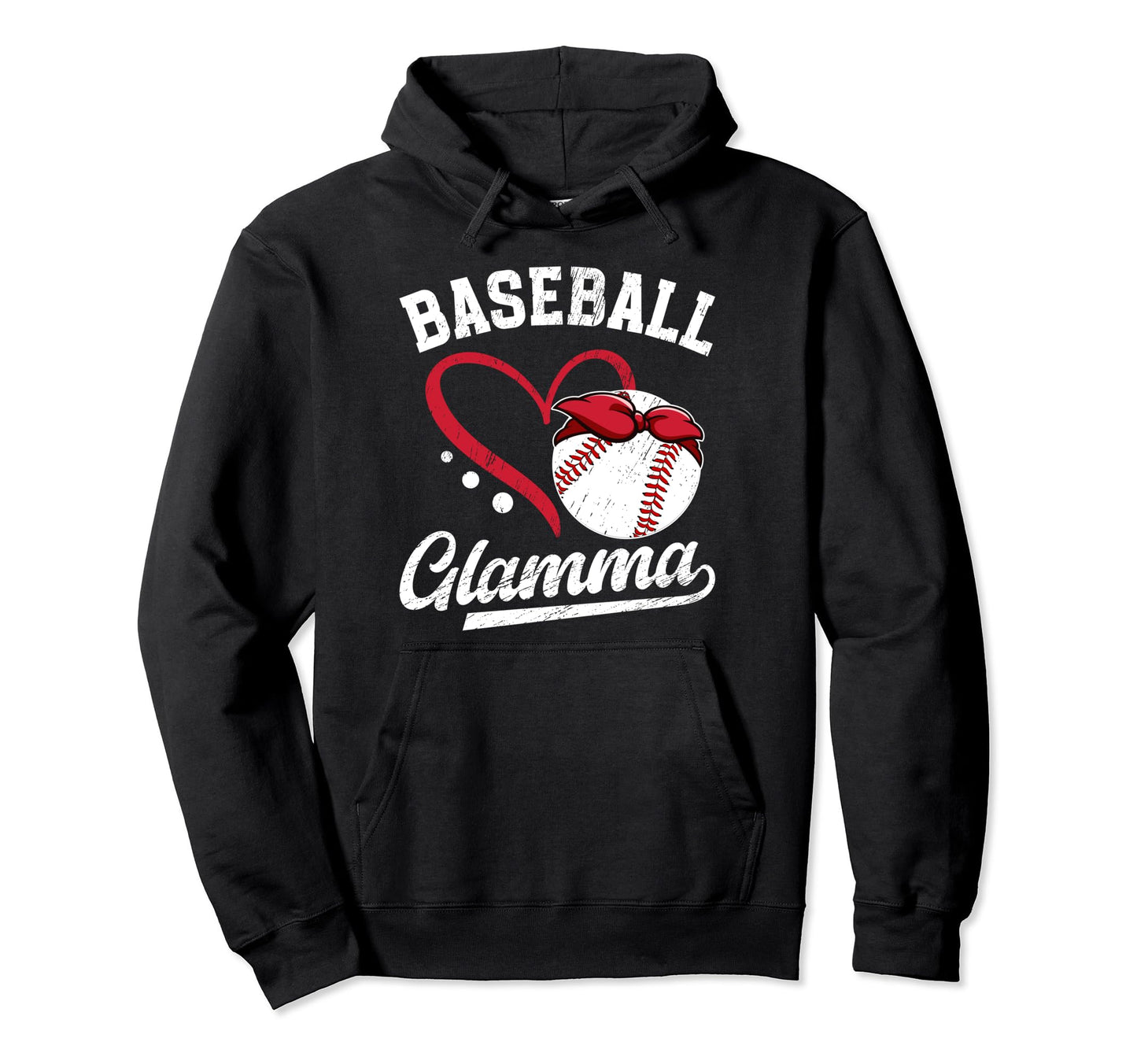 Baseball Glamma Grandma Glamma Baseball Hoodie - Streetwear Style Unisex - T-Shirt, Sweatshirt, Hoodie