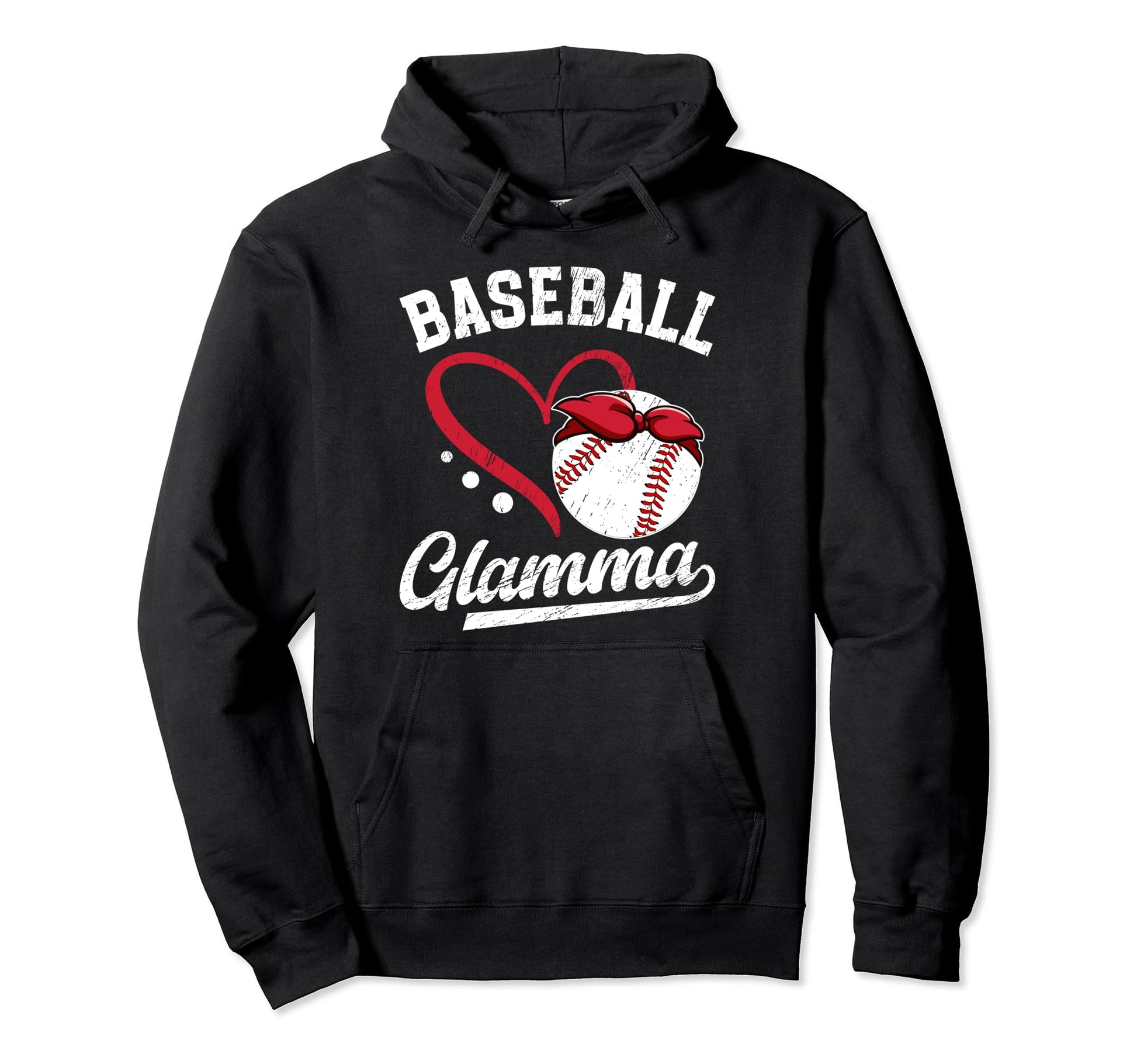 Baseball Glamma Grandma Glamma Baseball Hoodie - Streetwear Style Unisex - T-Shirt, Sweatshirt, Hoodie