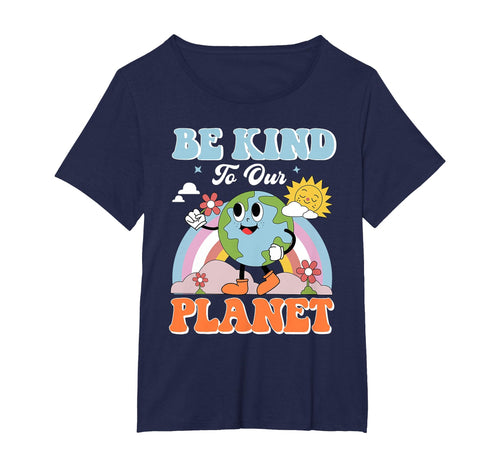 Be Kind To Our Planet Earth Day Rainbow T-Shirt - Minimalist Print Unisex - T-Shirt, Sweatshirt, Hoodie
