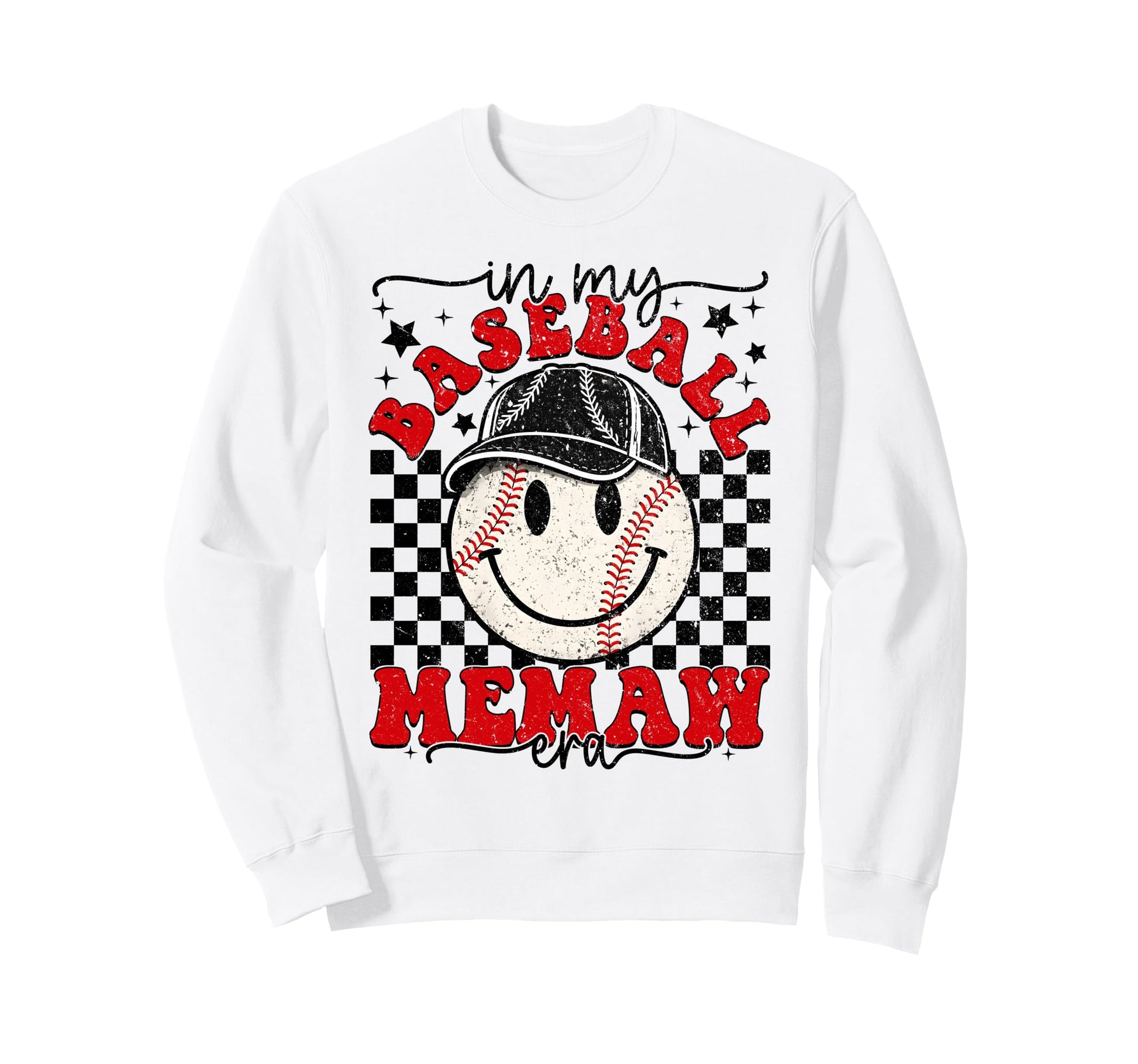 My Baseball Memaw Era Mothers Day Sweatshirt - Aesthetic Graphic Unisex - T-Shirt, Sweatshirt, Hoodie