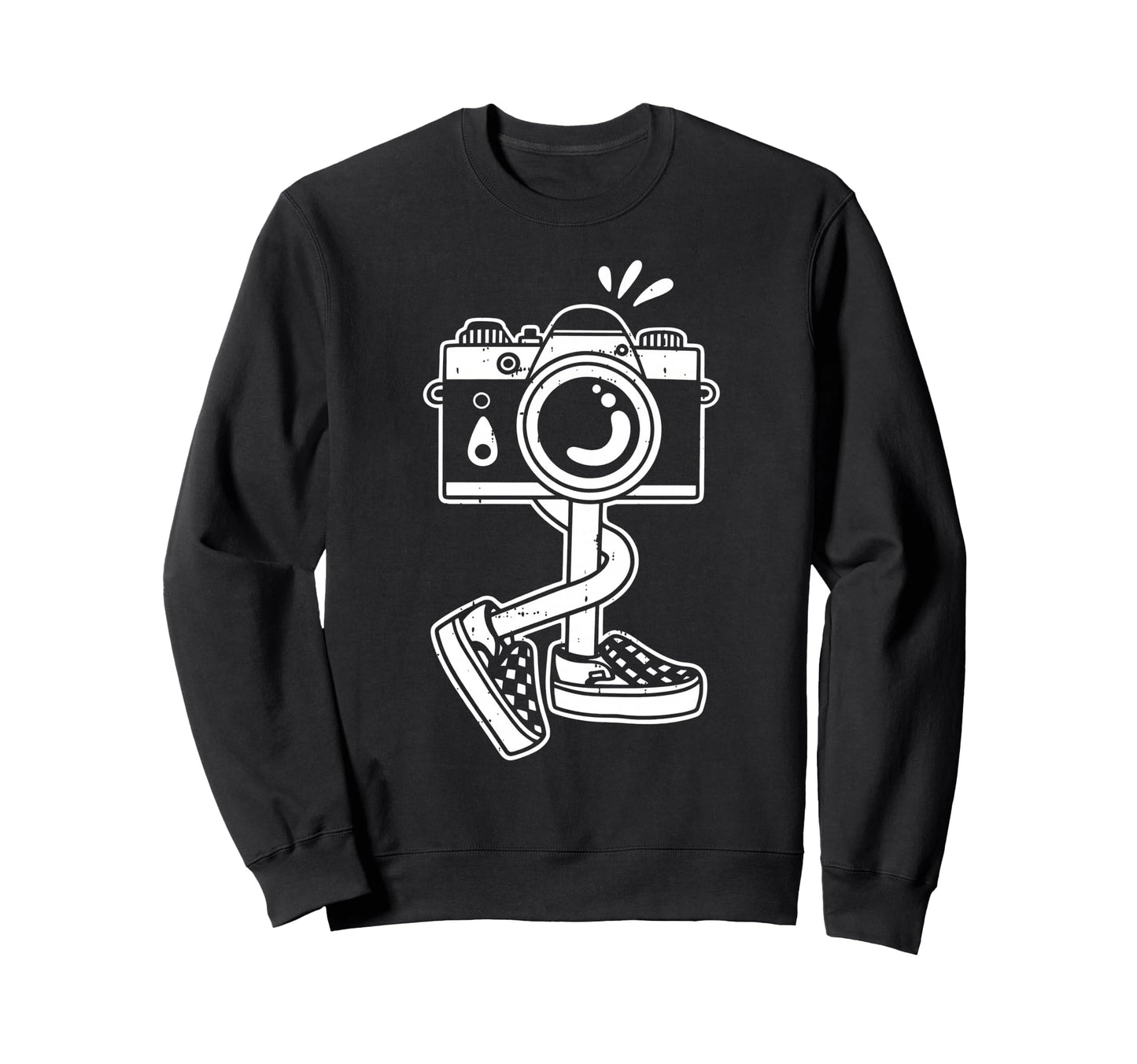 Funny Camera Costume Photographer Sweatshirt - Unique Graphic for Adults - T-Shirt, Sweatshirt, Hoodie