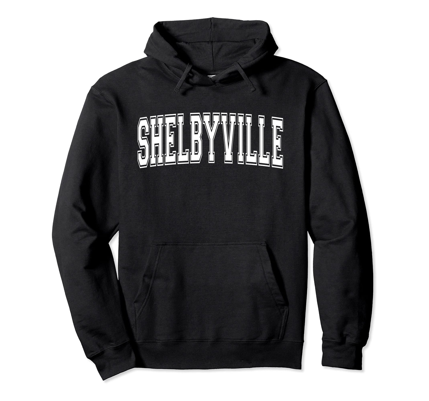 Shelbyville Indiana Usa Sports Varsity Hoodie - Fun Novelty Design Unisex - T-Shirt, Sweatshirt, Hoodie