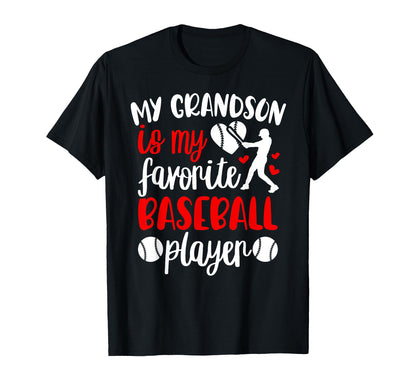 My Grandson Baseball Nana Baseball T-Shirt - Minimalist Print Unisex - T-Shirt, Sweatshirt, Hoodie