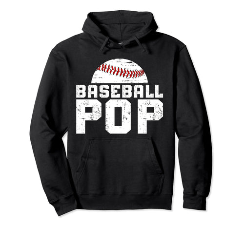 Baseball Pop Grandpa Pop Baseball Player Hoodie - Aesthetic Graphic Unisex - T-Shirt, Sweatshirt, Hoodie
