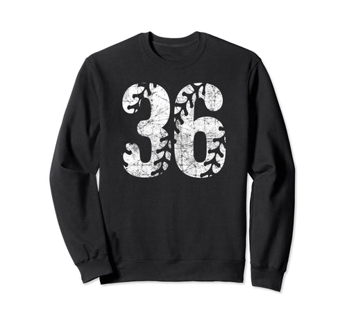 Baseball Softball Mom 36 Number Sweatshirt - Streetwear Style for Adults - T-Shirt, Sweatshirt, Hoodie